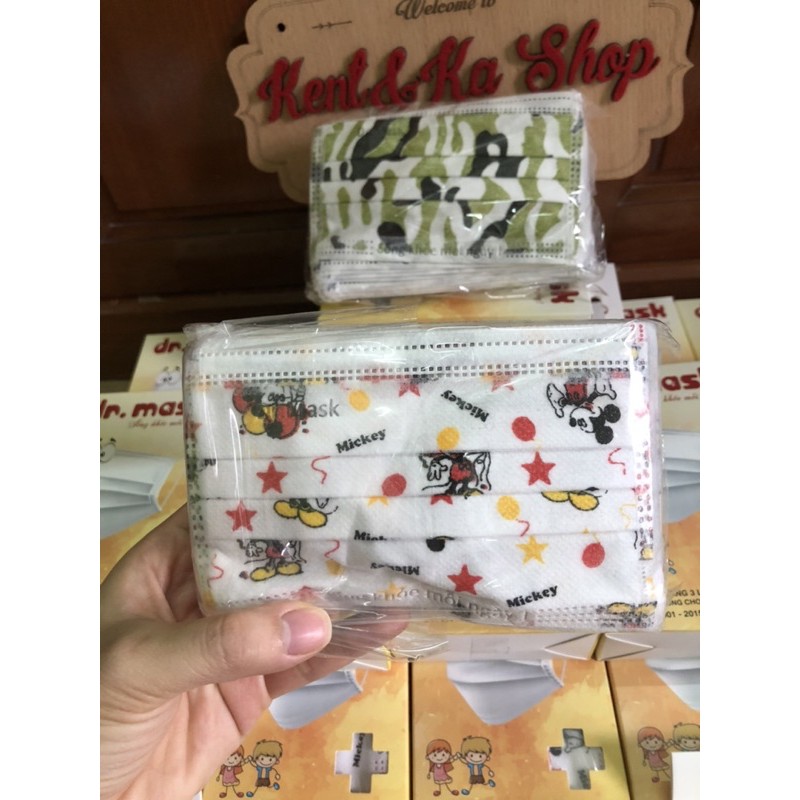 Khẩu trang trẻ em 3 lớp Dr.mask