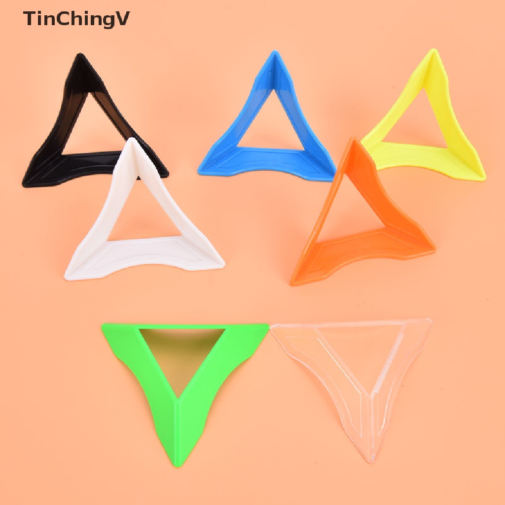 Bộ 10 Khối Rubik Bằng Nhựa Kèm Giá Đỡ