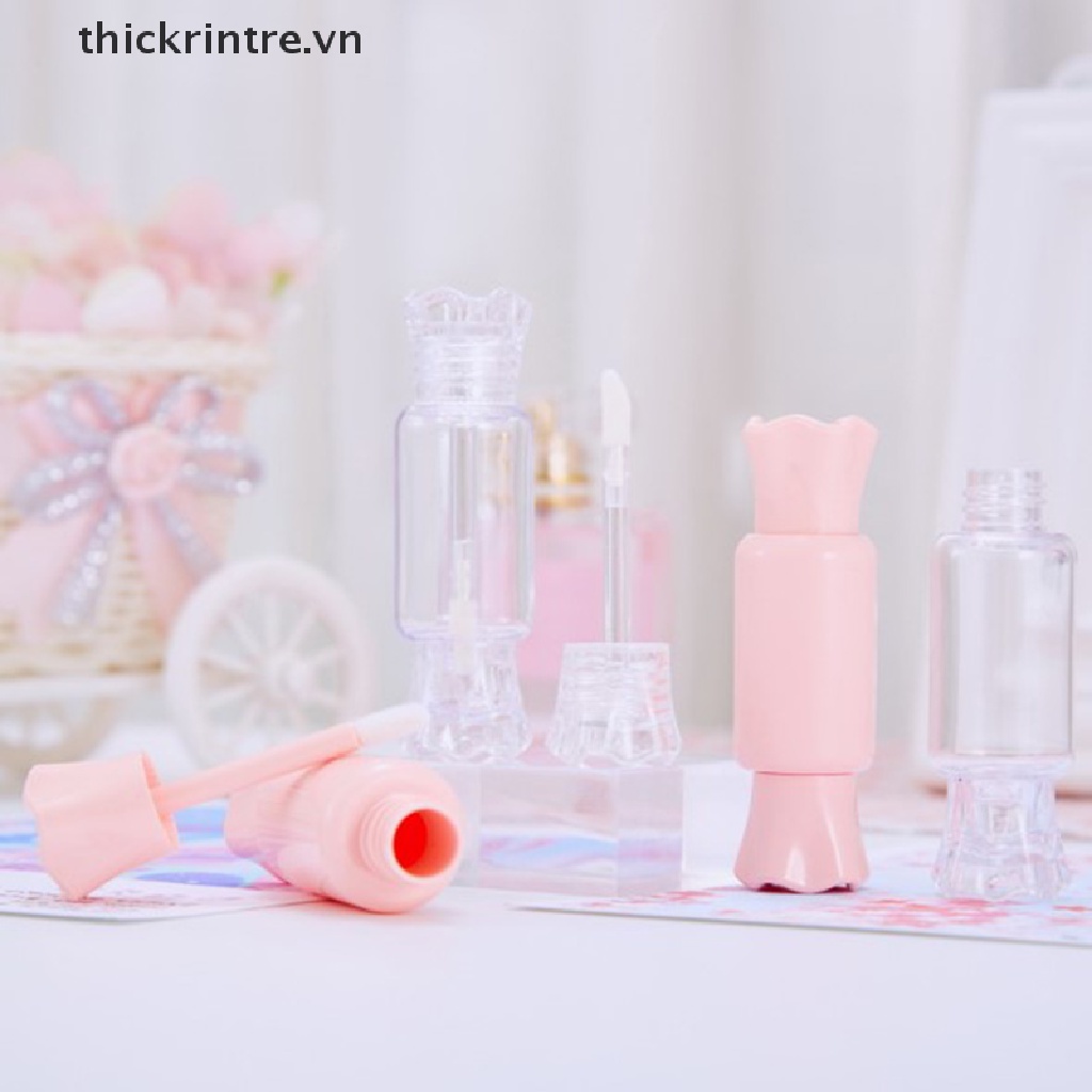 [Hàng mới về] Lọ rỗng đựng son dưỡng bóng hình viên kẹo đáng yêu