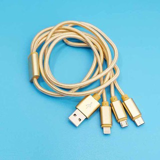 Cáp sạc điện thoại dây dù 3 M mét CAO CẤP android typeC