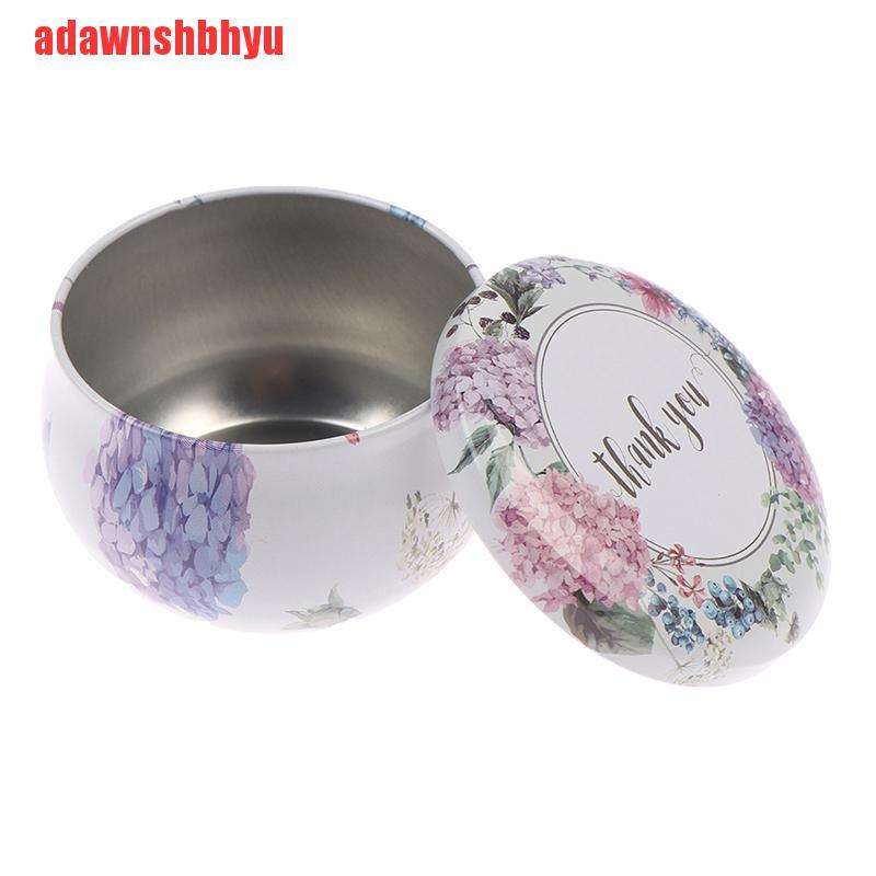 Hộp thiếc đựng bánh kẹo hình trống cá tính 2.2oz thích hợp tiệc trà