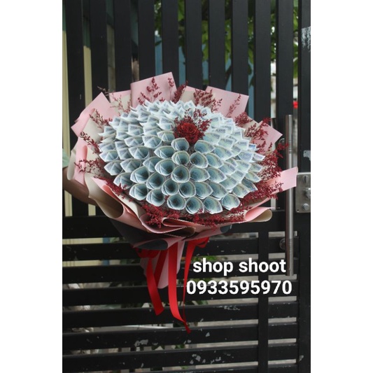 QUÀ TẶNG - Bó hoa đồng xiền 5k(100tờ)