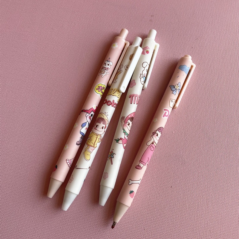 Bút Gel Bấm Mực Đen Fujiya