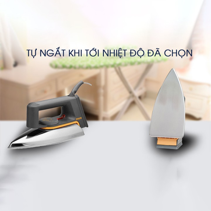 Bàn là khô Philips HD1172 – Hàng Chính Hãng – Bảo Hành 24 Tháng