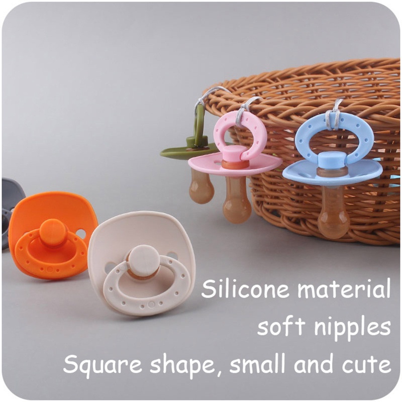 Núm Ti Giả Ngậm Mọc Răng Bằng Silicon Mềm Cho Bé Sơ Sinh