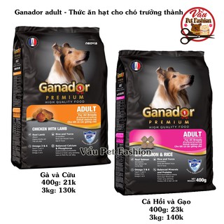 Thức Ăn Hạt Cho Chó Trưởng Thành Ganador Adult 3kg