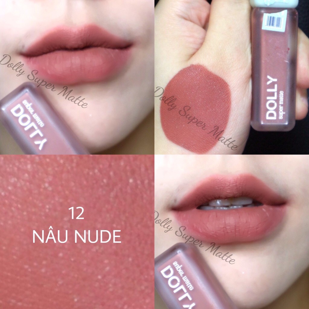 Son Lì Son Kem  DOLLY  MATTE Không Chì Cao Cấp Chính Hãng Màu <Nâu Nude> | BigBuy360 - bigbuy360.vn