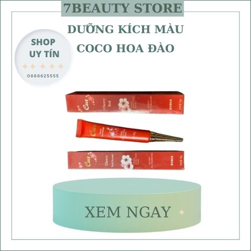 Dưỡng kích màu môi CoCo nhật bản sau xăm màu đỏ đậm đẹp hương thơm tự nhiên Dễ Chịu  Chính hãng Check mã QR 25g