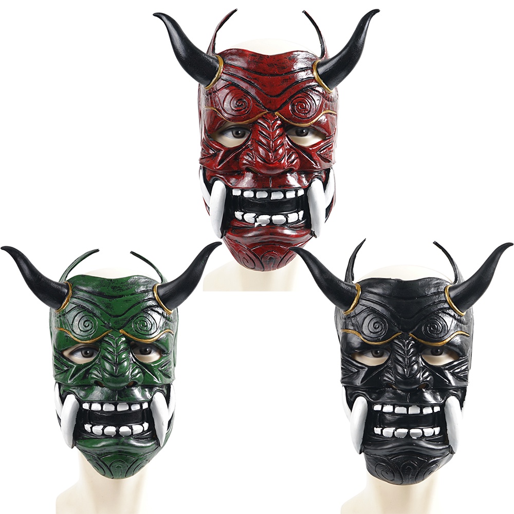 Mặt Nạ Hóa Trang Nhân Vật hannya demon oni samurai noh kabuki prajna devil Trong Phim anime