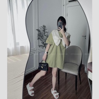 VÁY SUÔNG RỘNG ZIP PHA TƠ