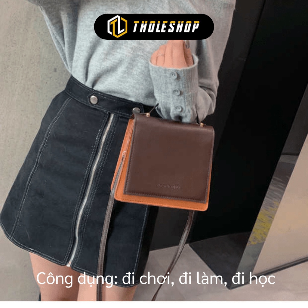 [SGD] Túi Đeo Vai Thời Trang Nữ - Túi Da Đeo Chéo Vintage Da Mềm JingPinPiju Hàn Quốc 8370