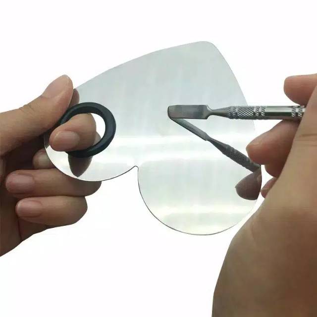 Bảng Trộn Màu Bằng Thép Không Gỉ Kèm Thìa | BigBuy360 - bigbuy360.vn