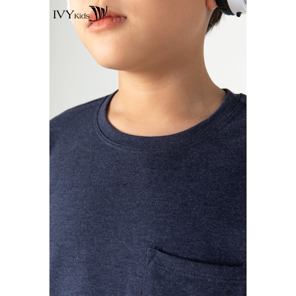 Áo thun dài tay bé trai IVY moda MS 58K1416
