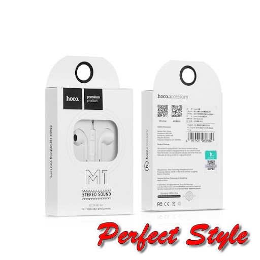 Tai nghe dây nhét tai 3.5mm Hoco M1