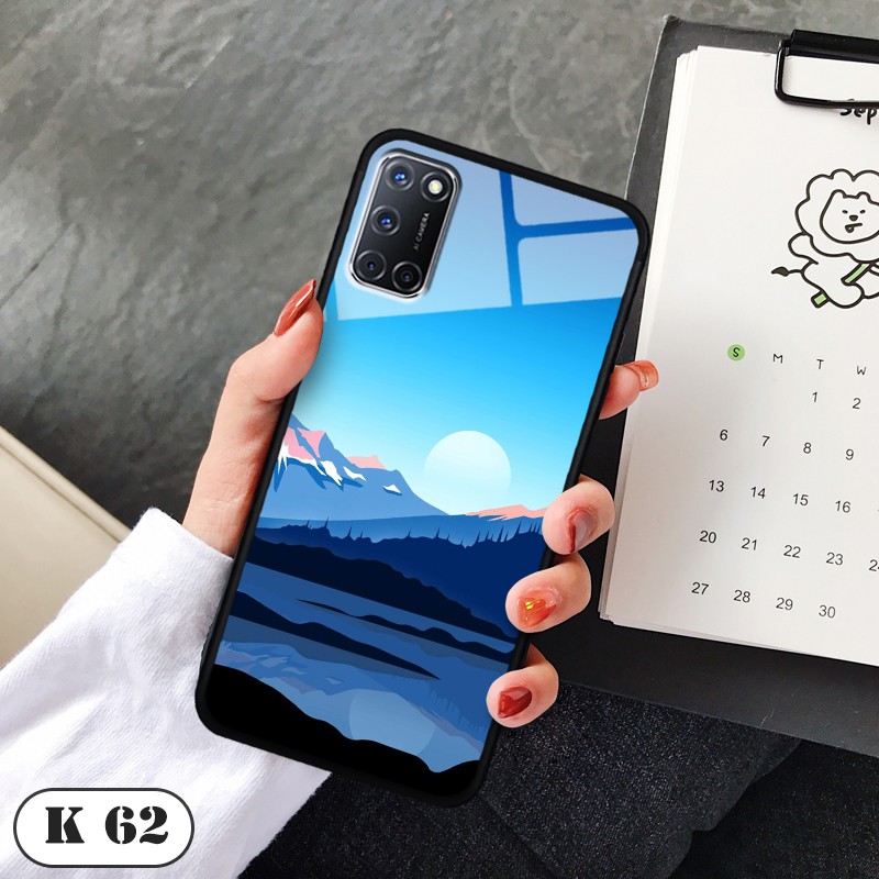 Ốp lưng kính 3D cho Oppo A52 - A92