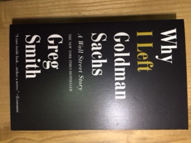 Sách/ Truyện Ngoại văn Tiếng Anh: Why I Left Goldman Sachs