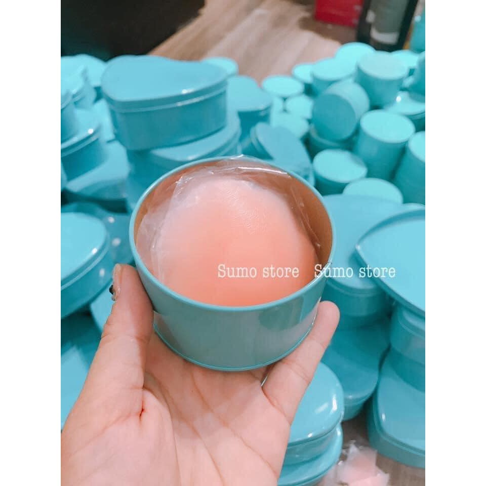 Hộp Nhũ Hoa Silicon Màu Xanh 5 Đôi Cực Chất