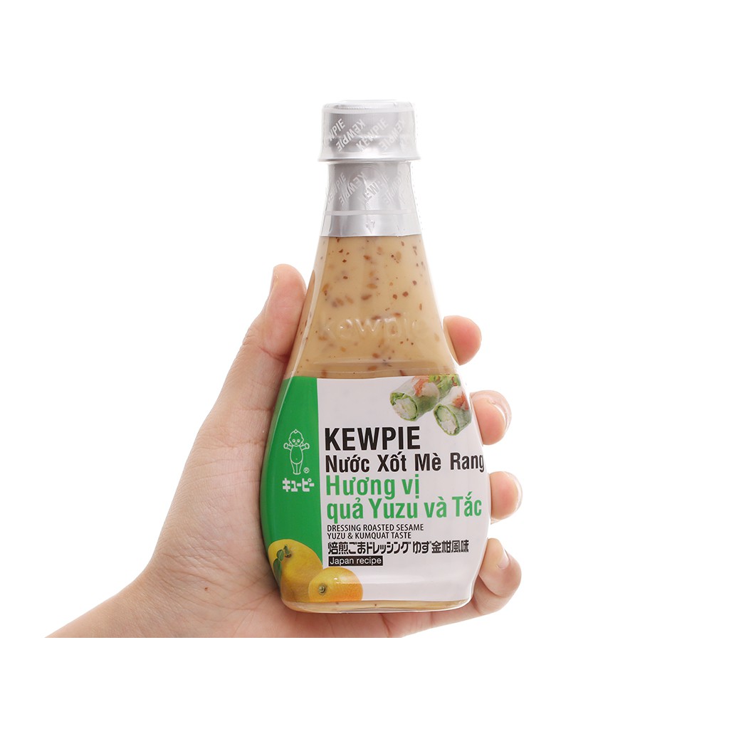 Nước Xốt Mè Rang Kewpie Chanh Yuzu & Tắc 210ml - Nước trộn Salad