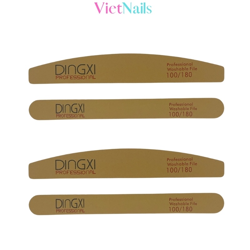 Dũa Móng Nail - Dũa Da Bò - Dũa Móng Tay DINGXI Cao Cấp Dài 178mm