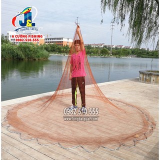 Chài dù bắt cá cao 2m6 bung rộng 5m thailan