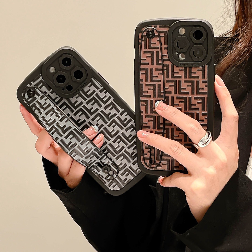 Ốp Điện Thoại Da Kèm Dây Đeo Sang Trọng Cho iphone 13 Pro Max i13 13pro 11ProMax i11 X XR Xs Max 7plus 8plus 12Pro 12 Pro Max