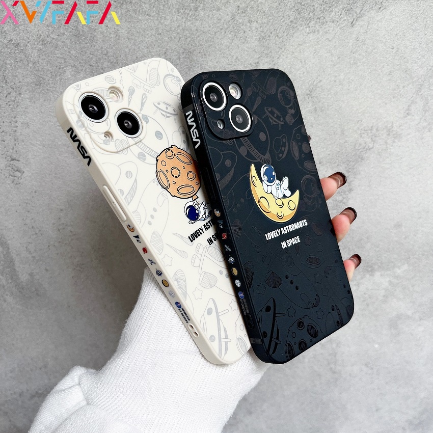 For Xiaomi Mi 10T 9T Pro 10T Lite Redmi K40 Pro+ K30 Pro Zoom K30i K30S K20 Cute Astronaut Soft Silicone Couple Case Anti-fall Back Cover
