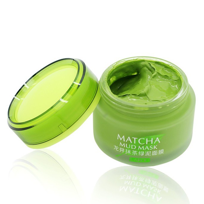 Mặt nạ trà xanh Matcha Mud Mask Laikou dưỡng ẩm làm mịn da kèm QUÀ TẶNG