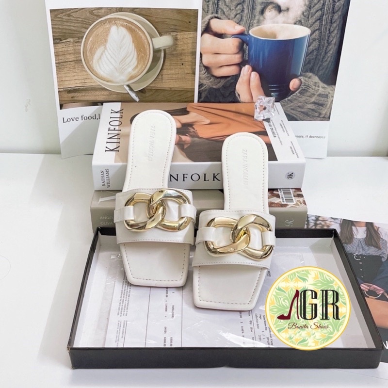 Dép bản 2 vòng xích da mềm cao cấp (loại 1)