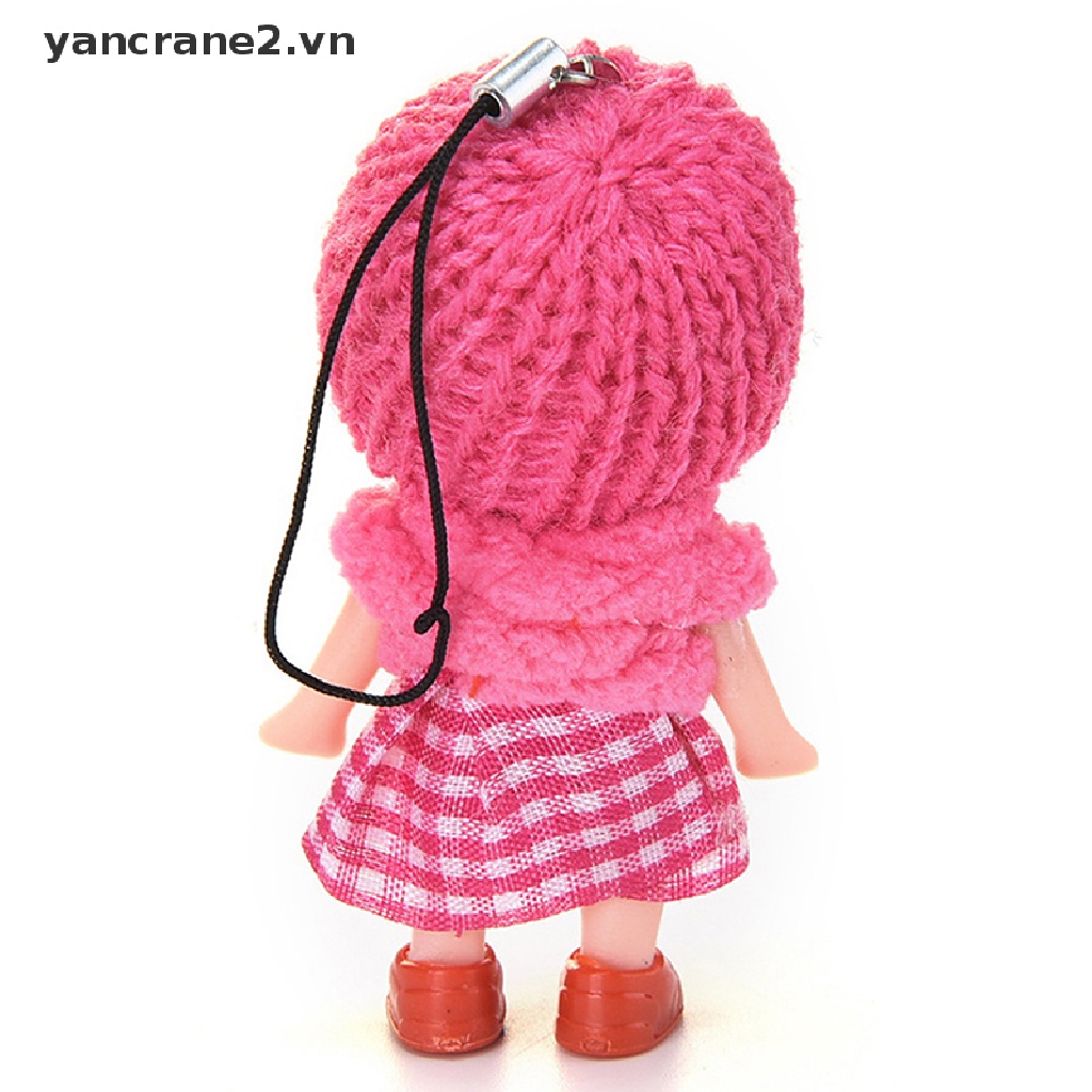 Móc Khóa Hình Thú Nhồi Bông Mini Mềm Mại Đáng Yêu {yancrane2.vn}