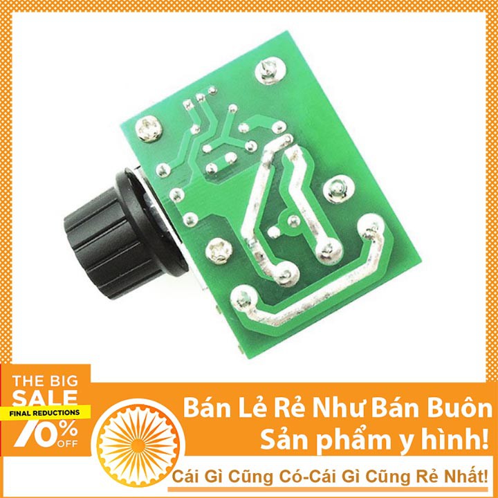 Mạch Điều Chỉnh Tốc Độ Quạt Và Độ Sáng Bóng Đèn 2000W 220VAC - Mạch Dimmer 2000W