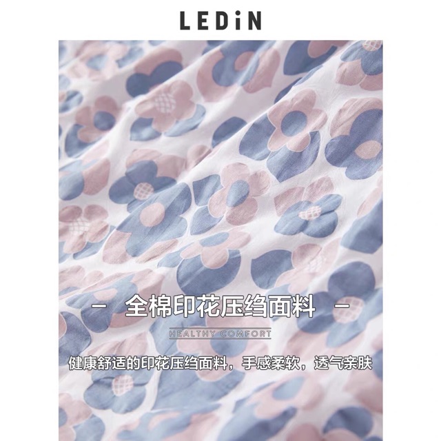 Áo hoa tím Ledin
