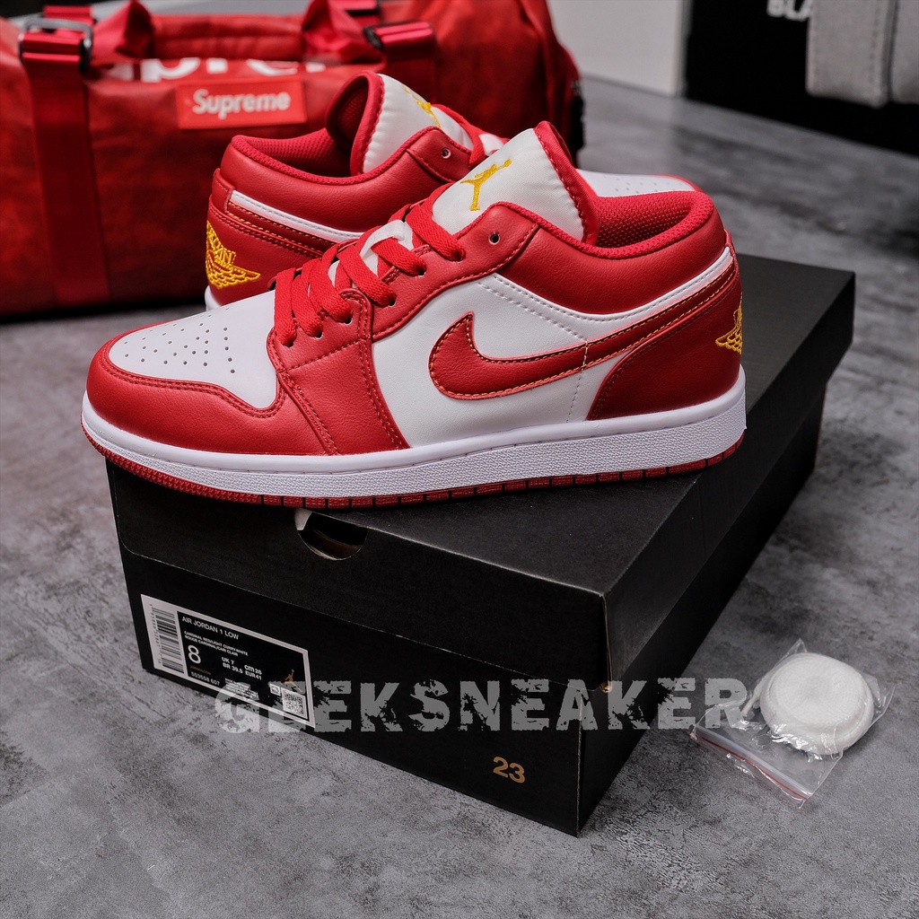 [GeekSneaker] Giày Sneaker - Jordan 1 Low Cardinal Red
