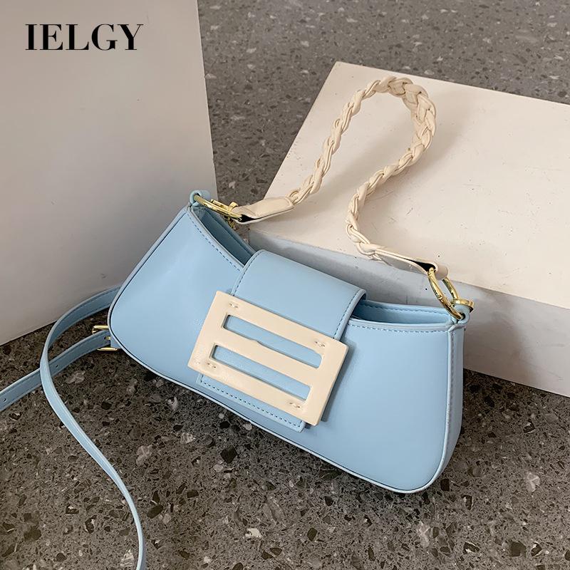 Túi đeo vai IELGY màu sắc phong cách retro thời trang trẻ trung dành cho nữ