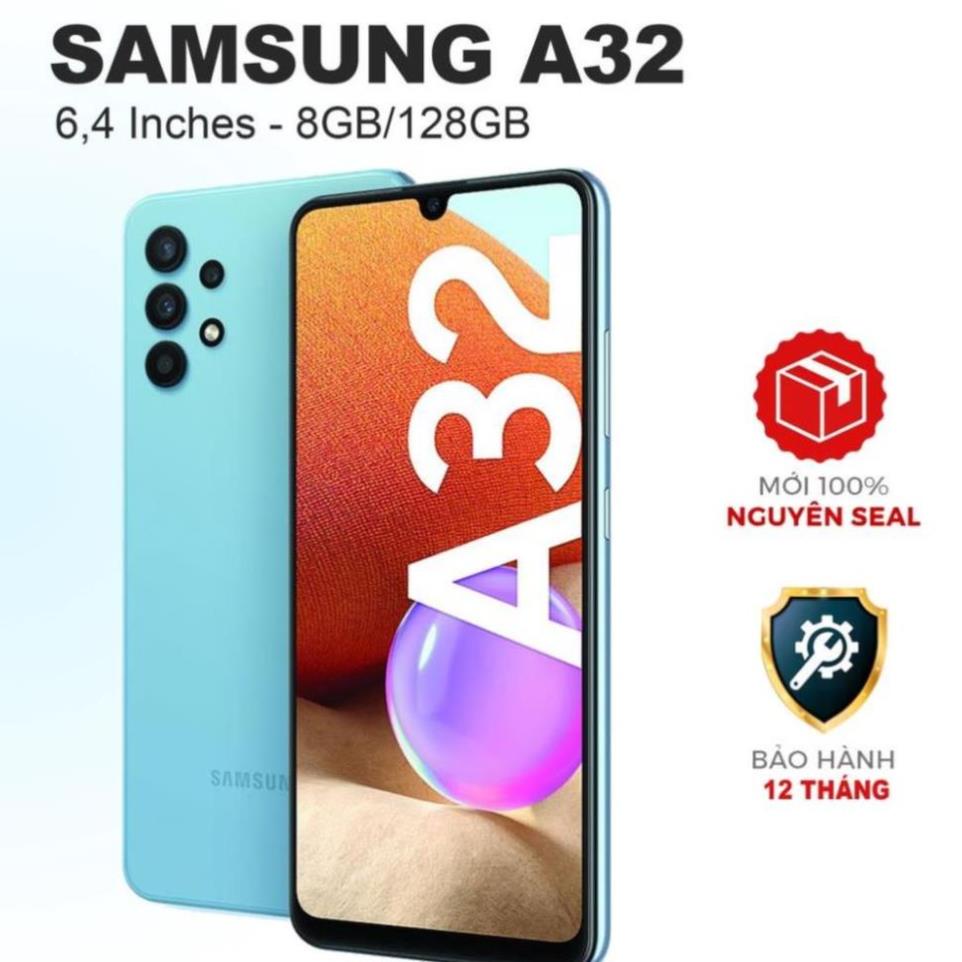 Điện thoại SAMSUNG Galaxy A32 6.4" (8GB/128GB) Chính hãng mới 100% Có Tiếng Việt - 1 Đổi 1 - BH 1 Năm NCASP21