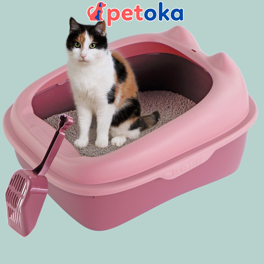 Khay vệ sinh mèo có vòm cho mèo nhỏ và vừa dưới 3.5kg