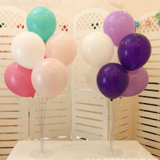 Trụ gắn bóng, trụ dựng bóng bay ảnh thật kèm video dùng trang trí tiệc sinh nhật