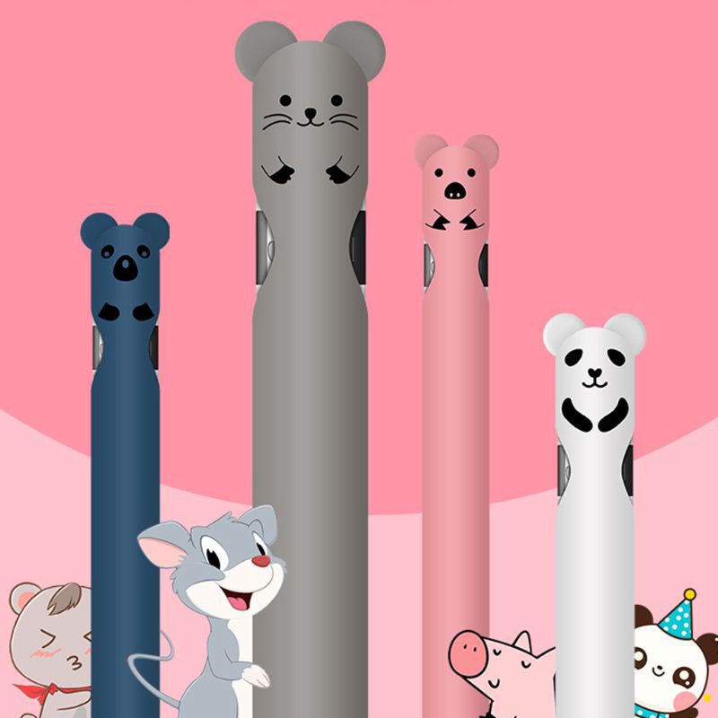 VIVI   Cute Animal Pattern Anti-scratch Silicone Protective Pouch Cap Holder Cover Case Skin For Apple Pencil 1 for iPad Pencil 1st Accessories