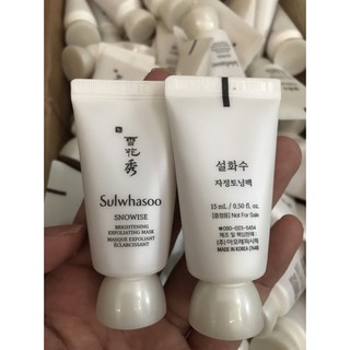 Mặt nạ tẩy tế bào chết-Sulwhasoo Snowise Brightening Exfoliating Mask 15ml