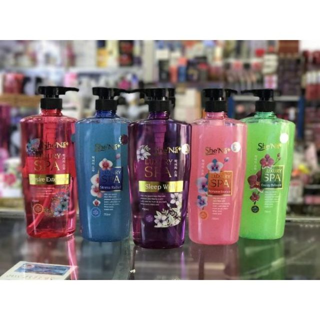 Sữa tắm hạt massaghe tẩy tế bào Shena Spa đến từ malaysia