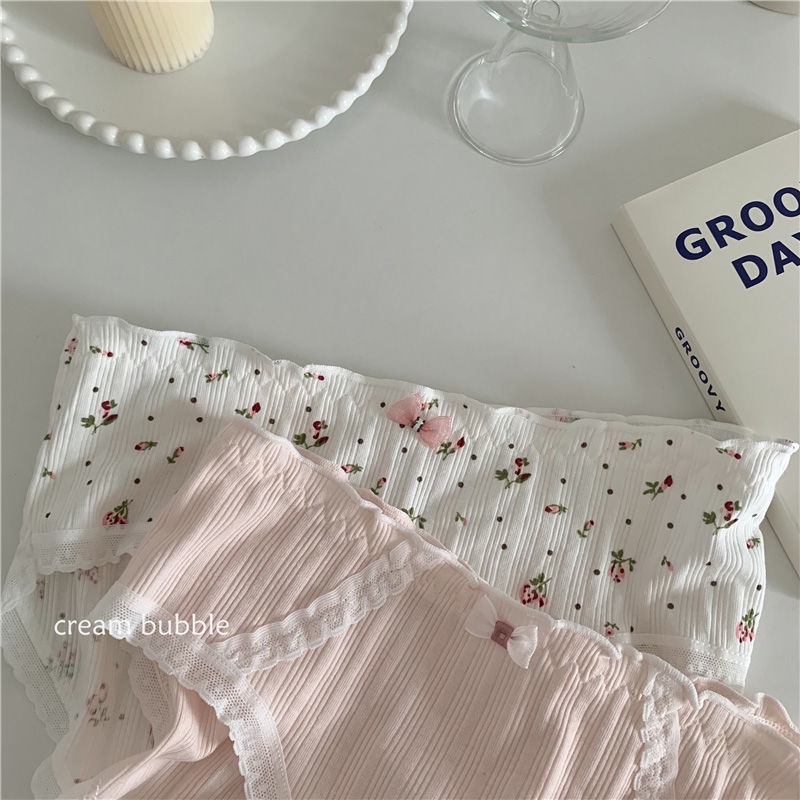 Quần Lót cotton Lưng Vừa Kháng Khuẩn Dễ Thương Cho Bạn Gái