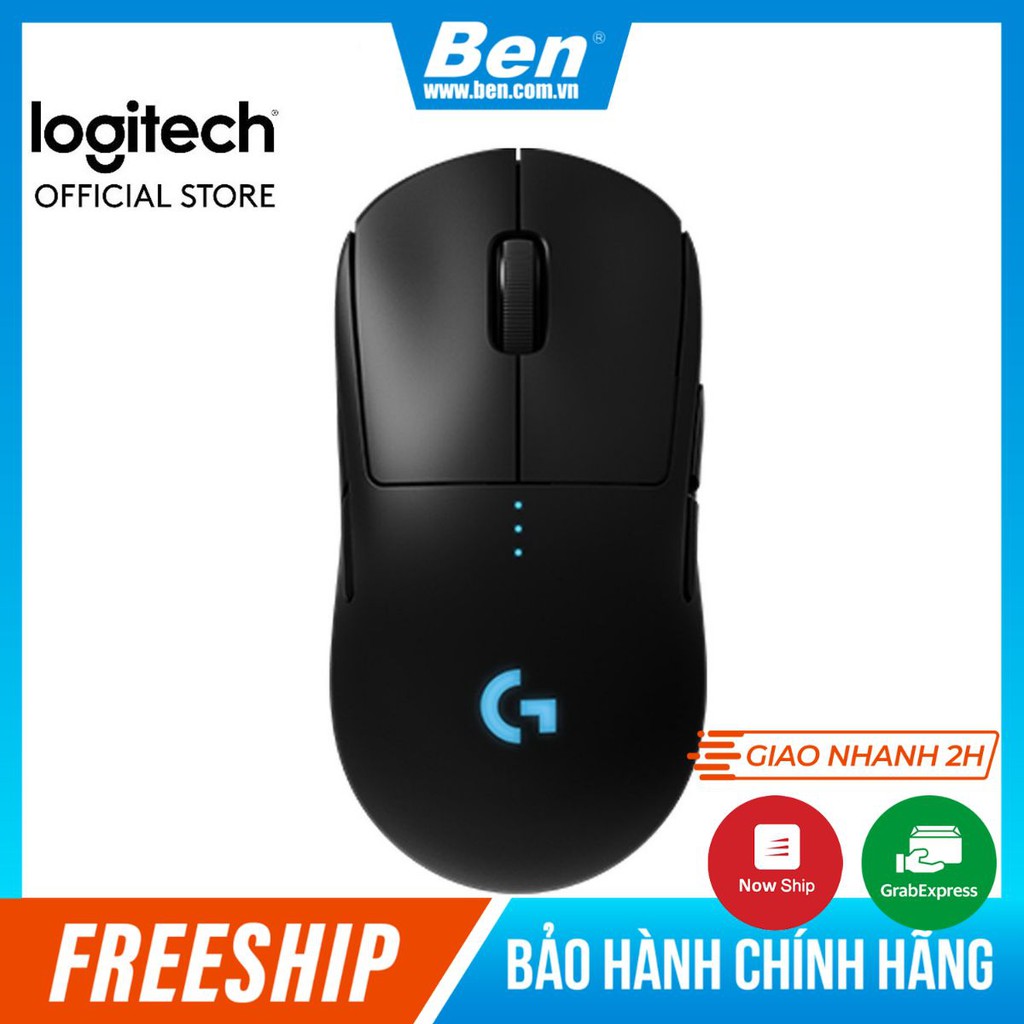 Chuột game không dây Logitech G PRO (PRO WIRELESS GAMING MOUSE) - Bảo Hành Chính Hãng - BenComputer