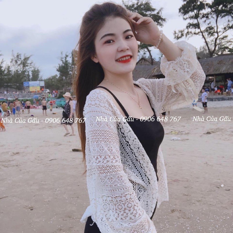 [ ẢNH THẬT] Khoác ren tay cột nơ siêu xinh | BigBuy360 - bigbuy360.vn