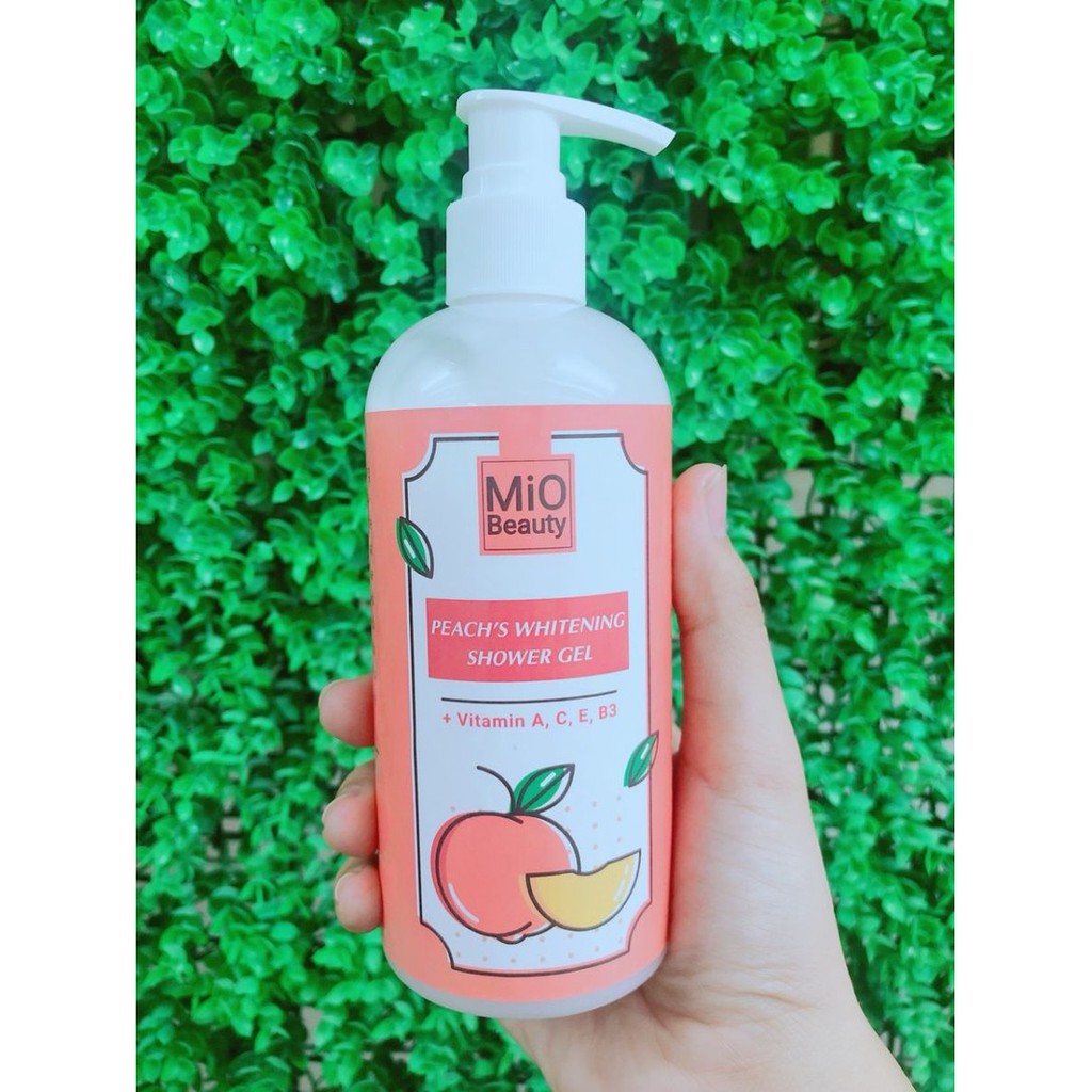 Tắm Trắng Mio Beauty Peach’s Whitening Chiết Xuất Quả Đào