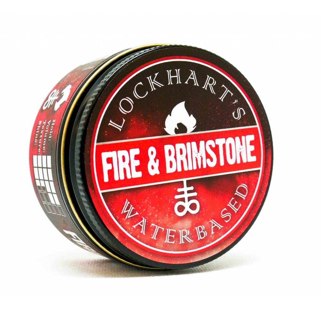 Sáp vuốt tóc Lockhart's Fire &amp; Brimstone Water Based Pomade