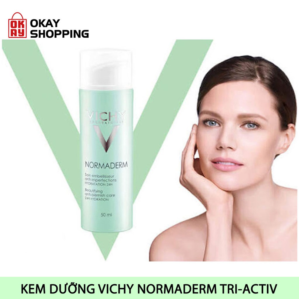 Kem dưỡng ẩm ngừa mụn, kiềm dầu Vichy Normaderm Tri-activ 50ml | BigBuy360 - bigbuy360.vn