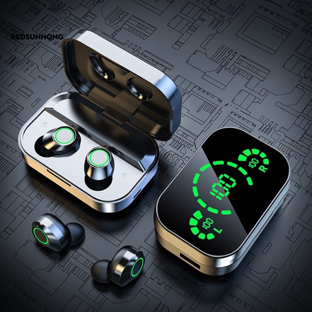 Tai Nghe Bluetooth Không Dây 5.3 Thiết Kế Tiện Dụng Có Màn Hình LED Hiển Thị