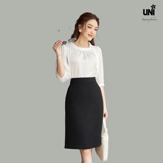 Áo Khoác Phao Nữ UNIVTH - Uni Korean Fashion Dáng Dài Mũ Liền 2AP506