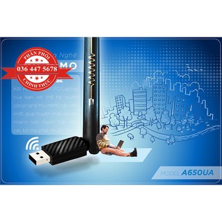 USB Wi-Fi kép AC650 TOTOLINK A650UATốc độ siêu cao 650 Mbps