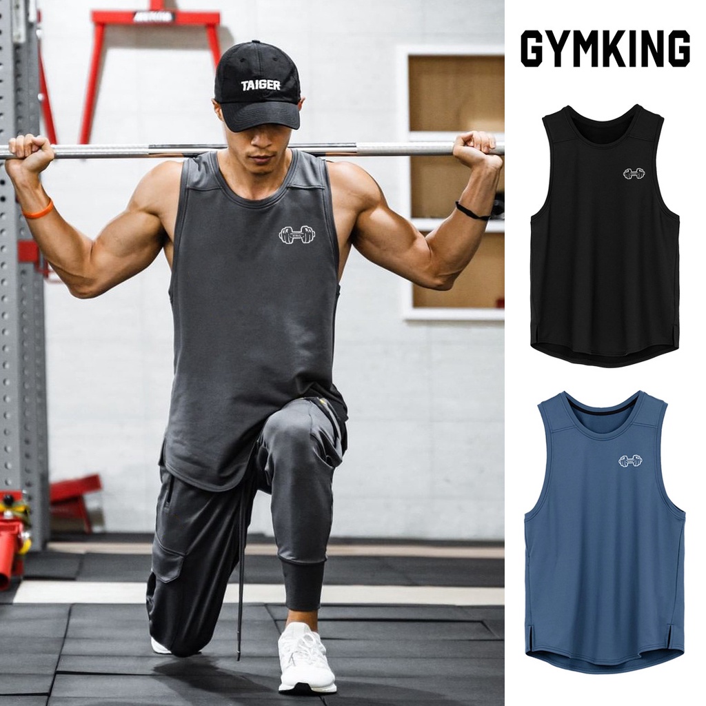 ÁO BA LỖ Nam Thể Thao - Tanktop Logo GYM - Cá Tính Sang Trọng