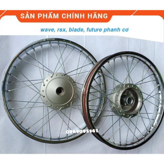 Bộ vành trước_ sau honda sịn chính hãng